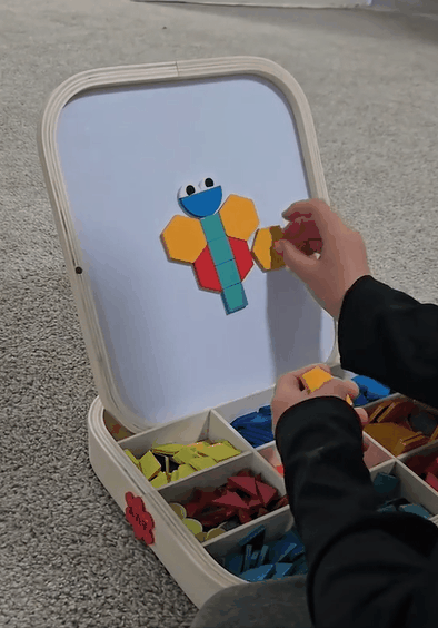 MagnetMosaik™ - Kreativt magnetiskt mosaikset för lek & lärande