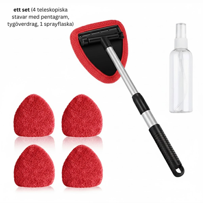 TriClean™ Fönsterskrapa med Mikrofiber