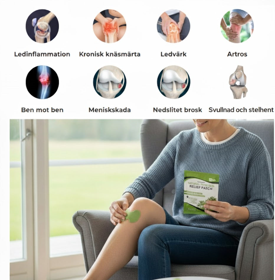FlexiLind™ - Naturliga plåster mot knäsmärta