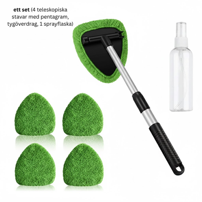 TriClean™ Fönsterskrapa med Mikrofiber