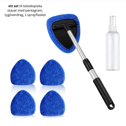 TriClean™ Fönsterskrapa med Mikrofiber
