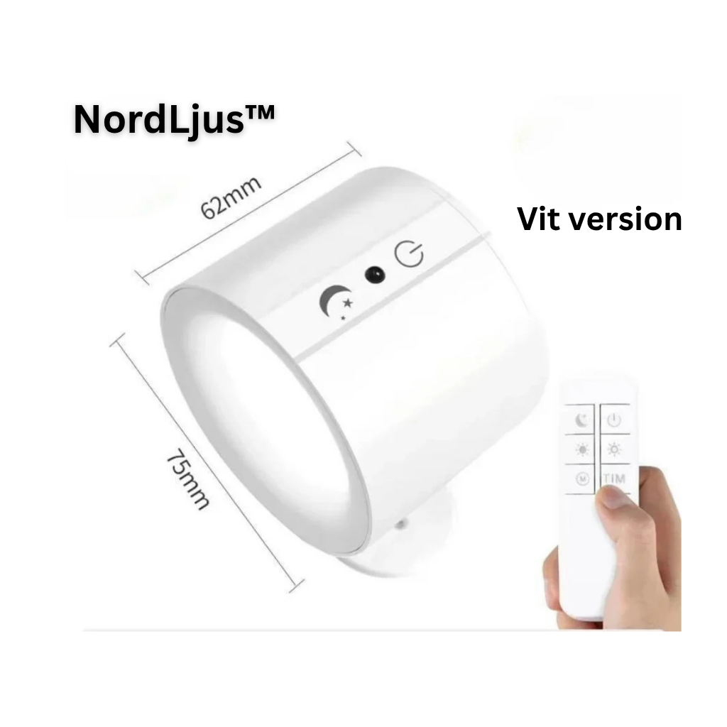 NordLjus™ – Magnetisk LED-vägglampa för stämningsfull belysning