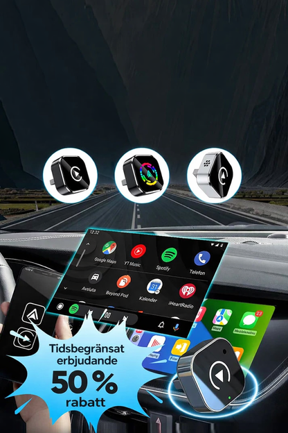 KörSmart™ – Trådlös CarPlay & Android Auto