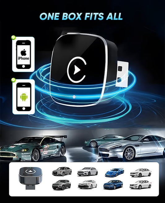 Magicness 2 i 1 Adapter™ | Trådlös CarPlay & Android Auto