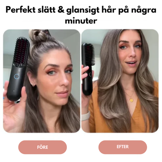 GlansBorste™ | Få salongglänsande hår på bara några minuter varje dag.