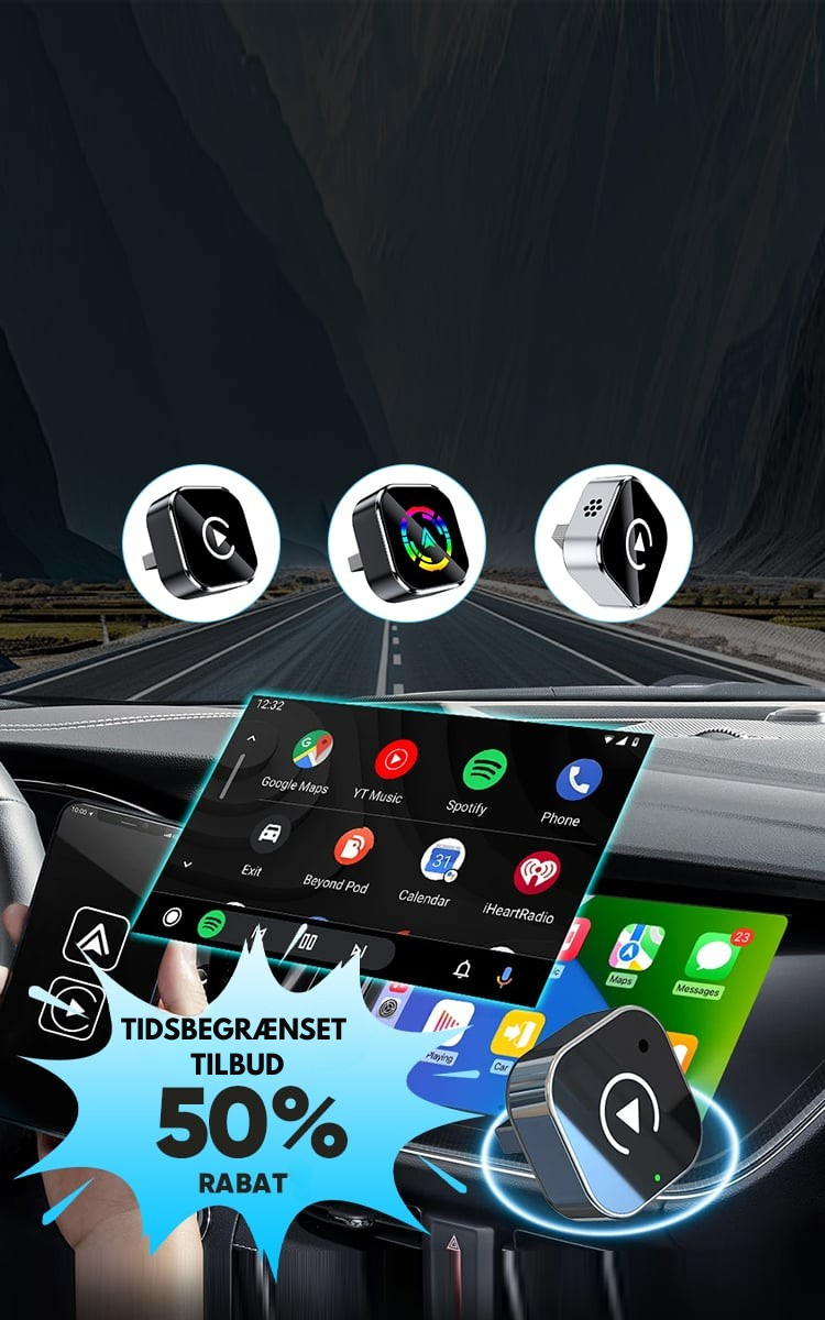 Magicness 2 i 1 Adapter™ | Trådlös CarPlay & Android Auto