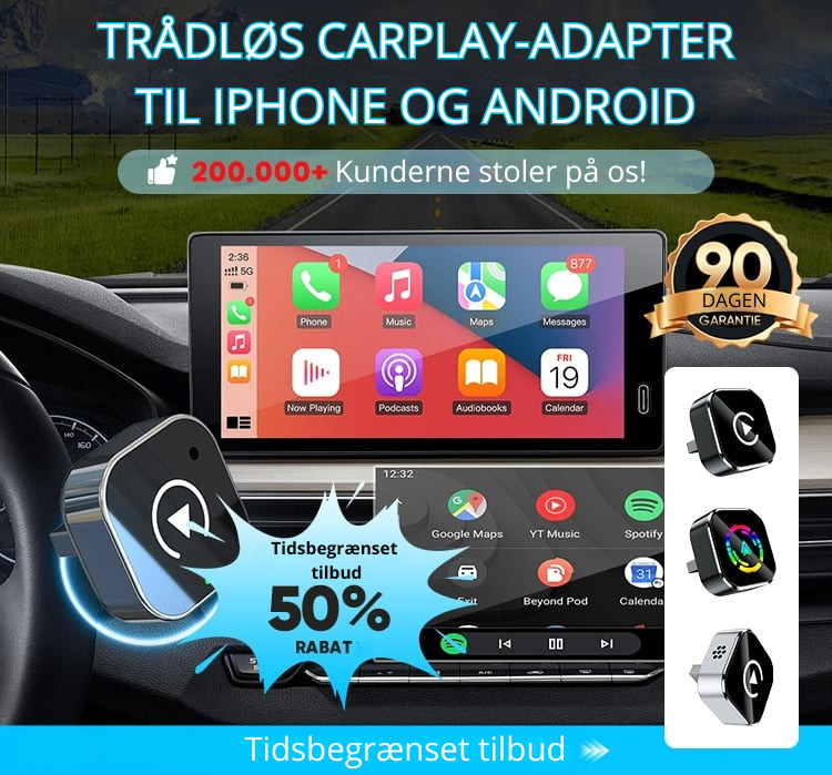 Magicness 2 i 1 Adapter™ | Trådlös CarPlay & Android Auto