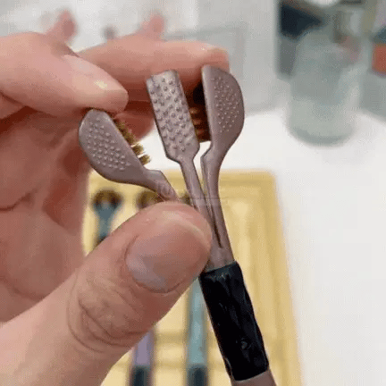 TrippelRent™ 3D-tandborste – borstar tre sidor av tanden samtidigt