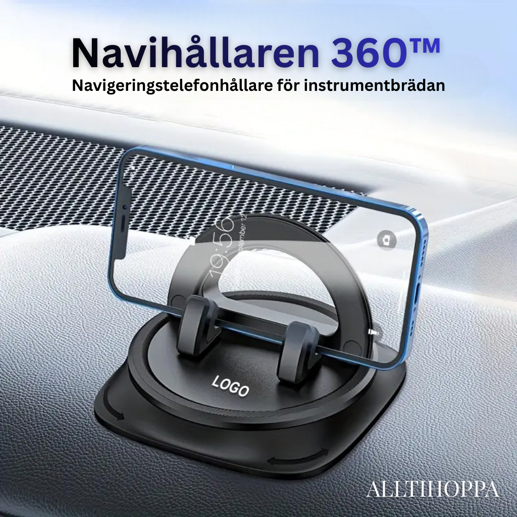 Navihållaren 360™ – Mobilhållare för navigation på instrumentbrädan