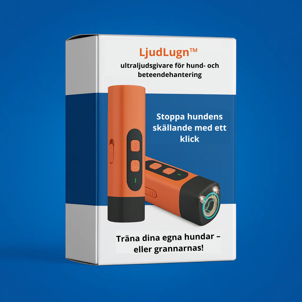 LjudLugn™ – ultraljudsgivare för hund- och beteendehantering