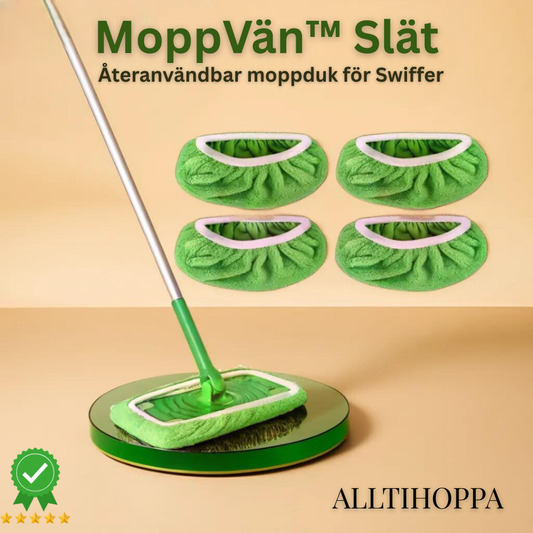 MoppVän™ Slät – Återanvändbar moppduk för Swiffer