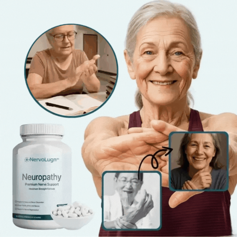 NervoLugn™ – Säg hejdå till brännande och domnande nervsmärta på bara 3 dagar!