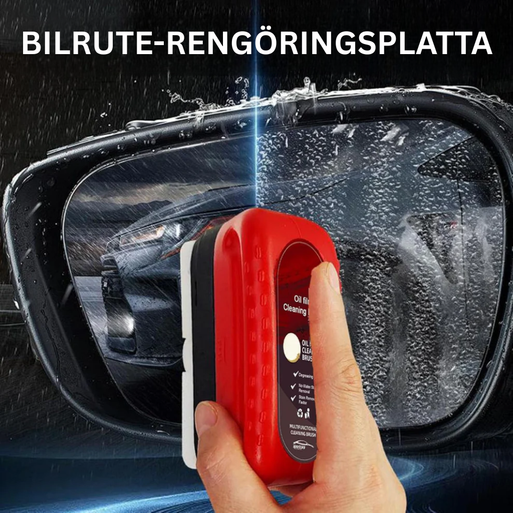 RegnSköld™ – Oljefilmsbeläggning för bilglas med borste