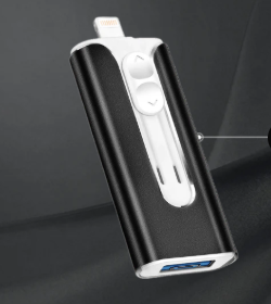 PowerDrive™ USB – 4-i-1 USB-minne (iPhone / USB-A / USB-C)