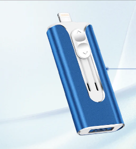 PowerDrive™ USB – 4-i-1 USB-minne (iPhone / USB-A / USB-C)