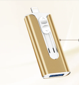 PowerDrive™ USB – 4-i-1 USB-minne (iPhone / USB-A / USB-C)