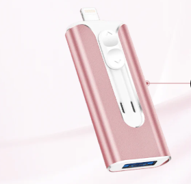 PowerDrive™ USB – 4-i-1 USB-minne (iPhone / USB-A / USB-C)