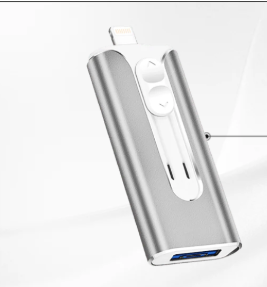 PowerDrive™ USB – 4-i-1 USB-minne (iPhone / USB-A / USB-C)