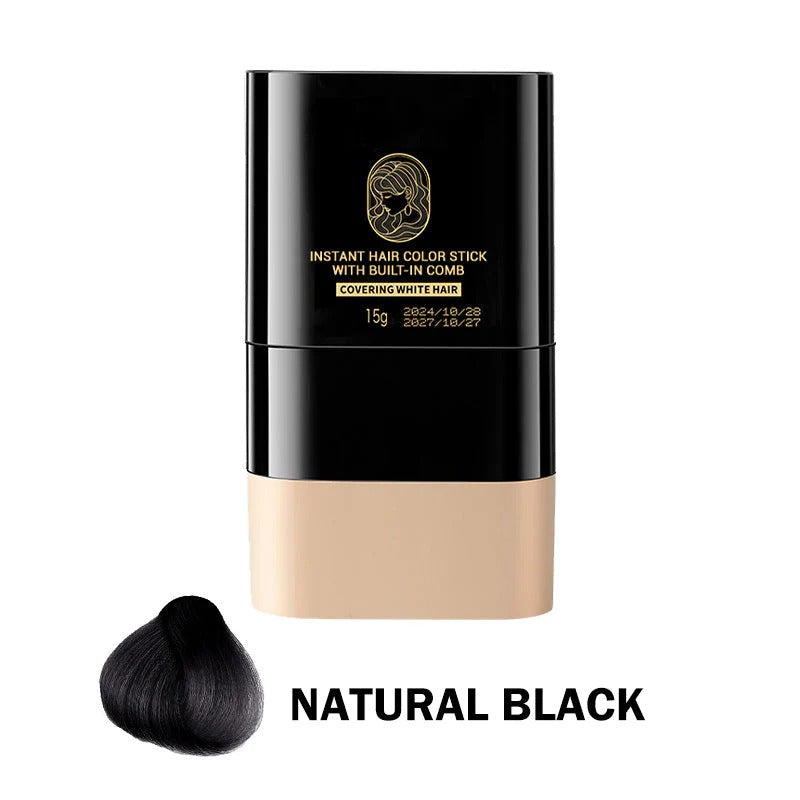 RotFärg Stick™ - Omedelbar hårfärg sticka med inbyggd kam