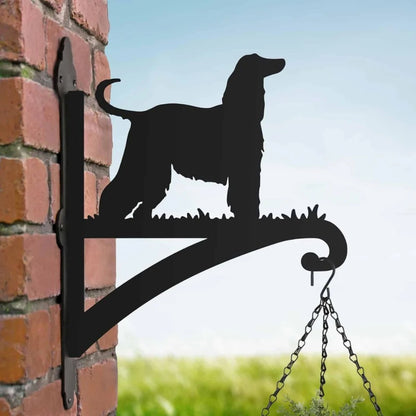 BlomTass™ -Metallställ för Blommor – Hundserie med Bedårande Djurvänner