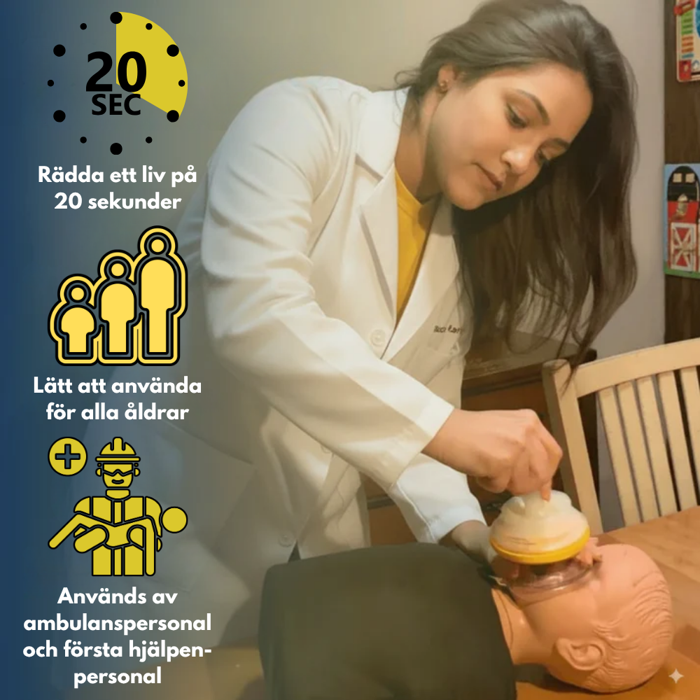 LuftRädd™ Anti-kvävningsenhet. – Säker andning för hela familjen