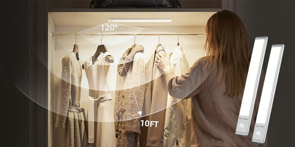 KlokLjus™ – Smart magnetisk LED-lampa med rörelsesensor