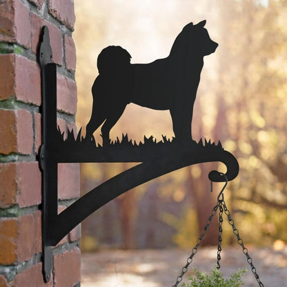 BlomTass™ -Metallställ för Blommor – Hundserie med Bedårande Djurvänner