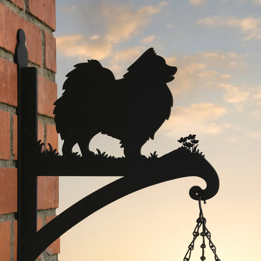 BlomTass™ -Metallställ för Blommor – Hundserie med Bedårande Djurvänner