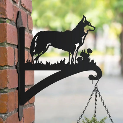 BlomTass™ -Metallställ för Blommor – Hundserie med Bedårande Djurvänner