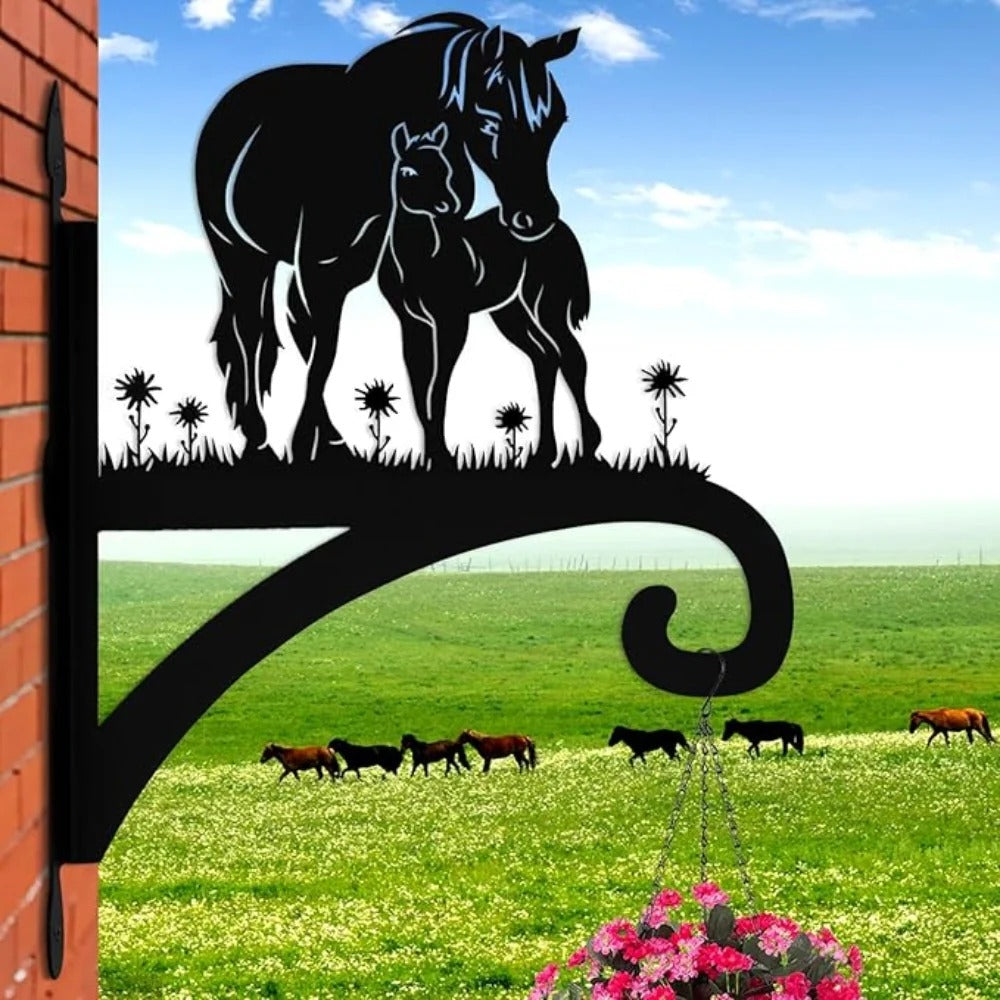 BlomTass™ -Metallställ för Blommor – Hundserie med Bedårande Djurvänner