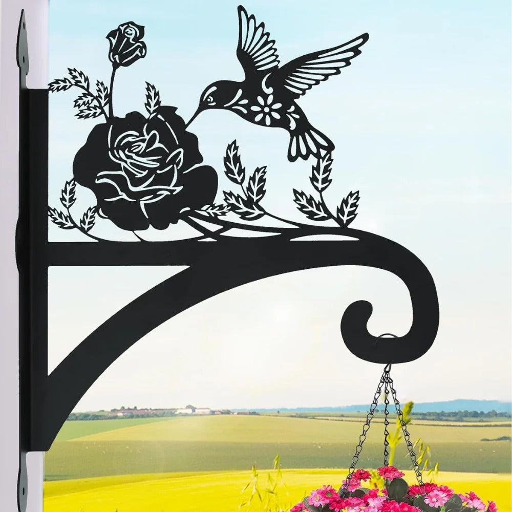 BlomTass™ -Metallställ för Blommor – Hundserie med Bedårande Djurvänner