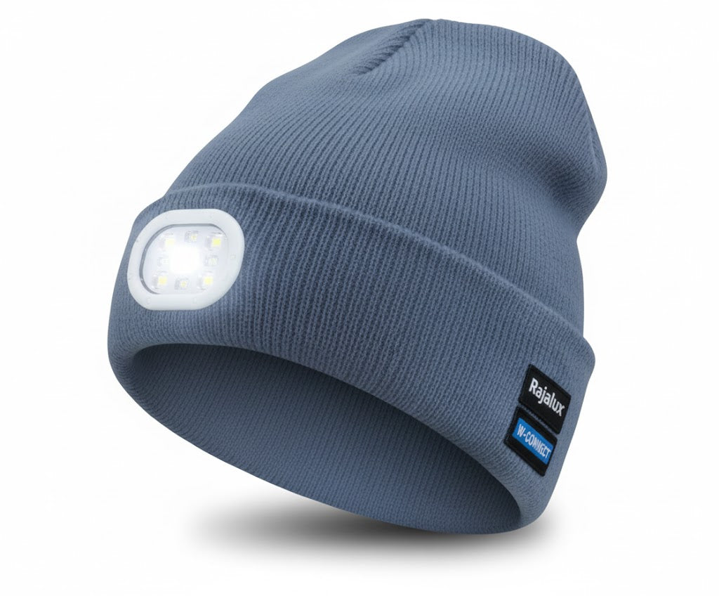 LjusMössa™ 3-i-1 - Bluetooth-mössa med inbyggt LED-ljus